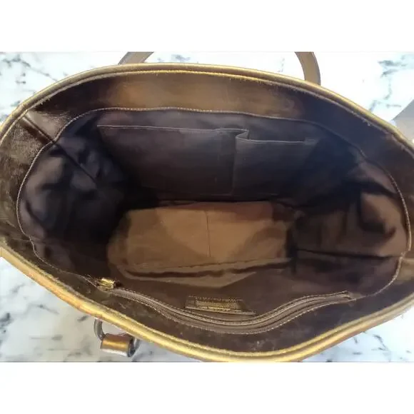 Coach Signature Canvas/Leather Vintage Tote - Rare! - Picture 13 of 16